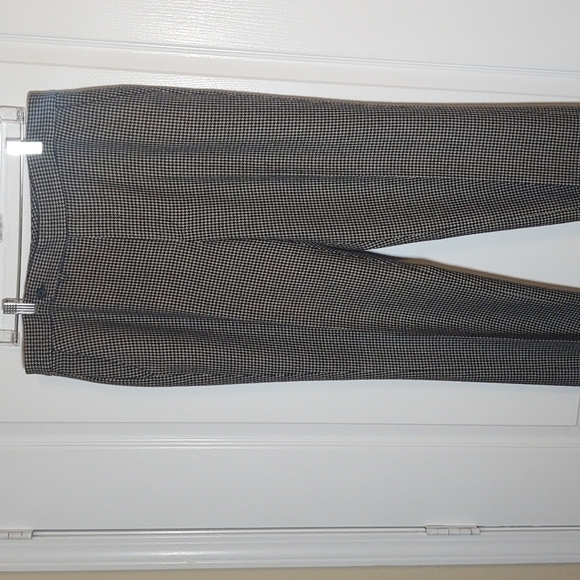 Lauren Ralph Lauren Womens Black Wool Herringbone Trousers - Picture 1 of 9